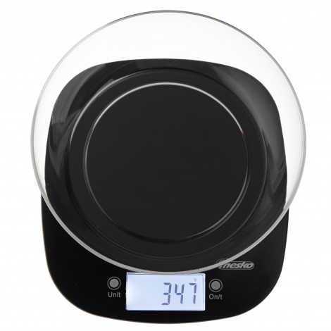 Adler Kitchen Scale with a bowl | MS 3179b | Graduation 1 g | Display type LCD | Black