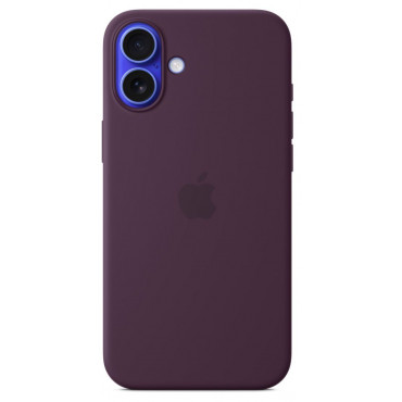 Apple iPhone 16 Plus Silicone Case with MagSafe - Plum