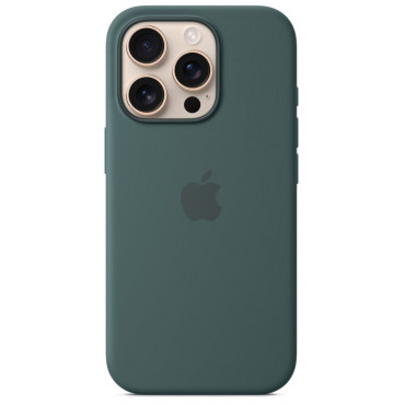 Apple iPhone 16 Silicone Case with MagSafe - Lake Green