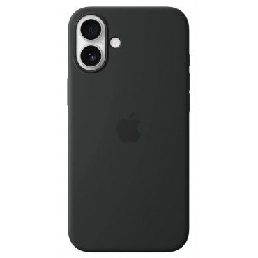 Apple iPhone 16 Silicone Case with MagSafe - Black