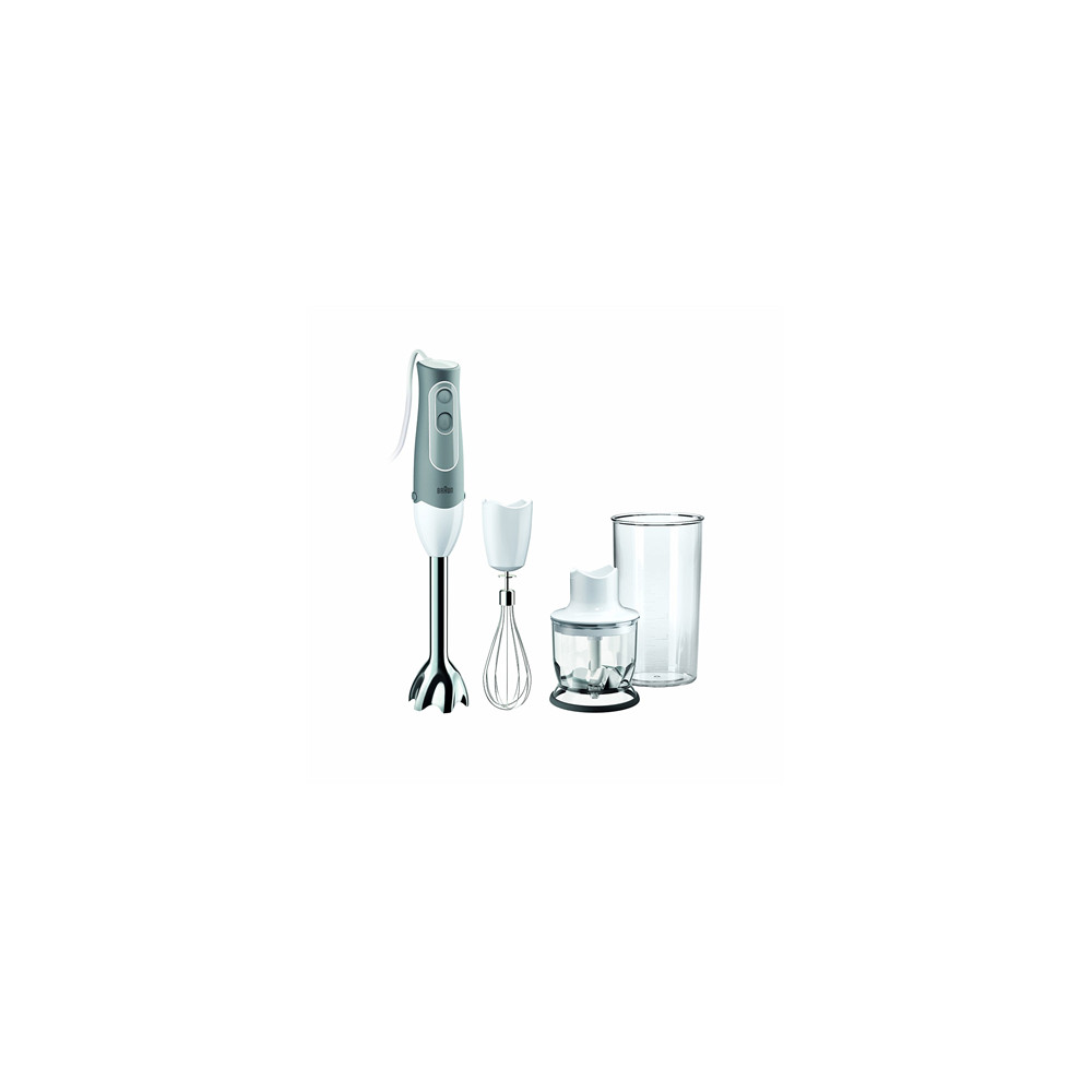 Braun | Blender | MQ525 | Hand Blender | 600 W | Number of speeds 2 | Chopper | White