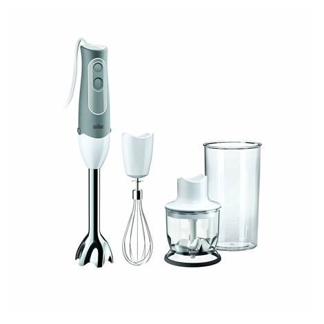 Braun | Blender | MQ525 | Hand Blender | 600 W | Number of speeds 2 | Chopper | White