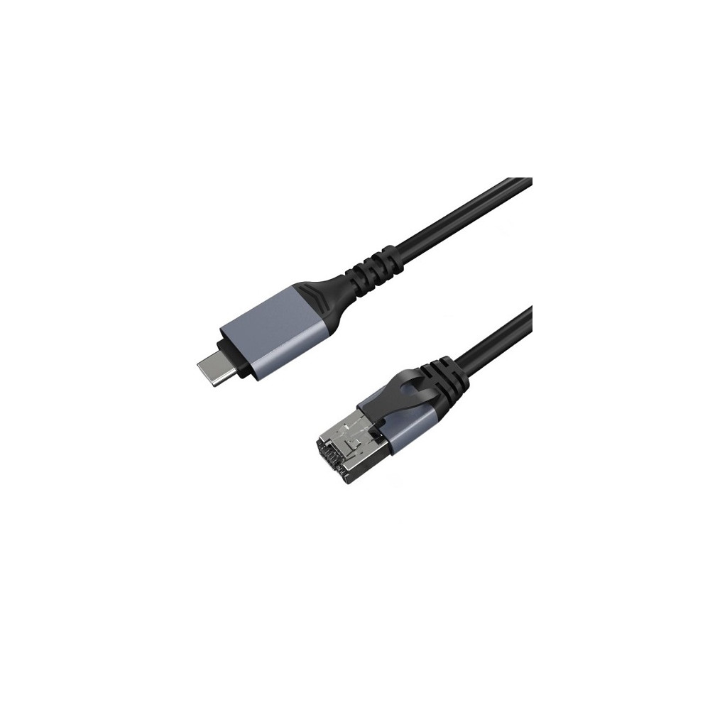 Interneto kabelis CAT6 UTP, USB Type-C - RJ45, 1m