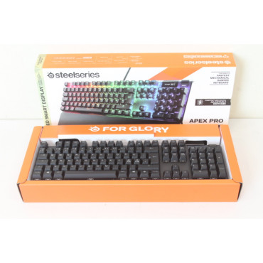 SALE OUT. SteelSeries Apex PRO Keyboard, NOR | SteelSeries | Black | Gaming keyboard | Wired | NOR | DEMO, SMALL SCRATCHES