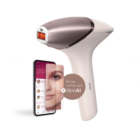 IPL Hair Removal Device with SenseIQ | BRI977/00 Lumea 9900 Series | Bulb lifetime (flashes) 450.000 | Number of power levels 5 