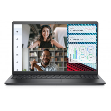 Dell Vostro 3520 | Black | 15.6 " | WVA | FHD | 1920 x 1080 pixels | Anti-glare | Intel Core i5 | i5-1235U | 16 GB | DDR4 | Soli