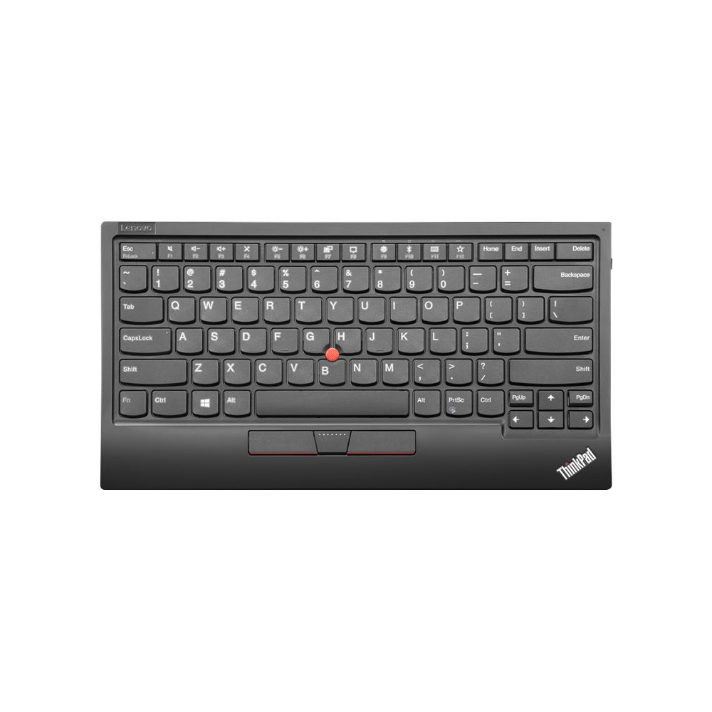 Lenovo ThinkPad TrackPoint Keyboard II | 4Y40X49493 | Keyboard | 2.4 GHz, Bluetooth | EN | Pure Black | Scissor switch | Wireles