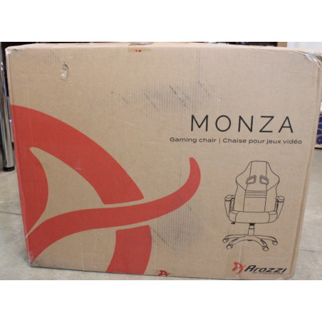 SALE OUT. Arozzi Monza Gaming Chair - Black DAMAGED PACKAGING | Arozzi Gaming Chair | MONZA-BK | Black | DAMAGED PACKAGING