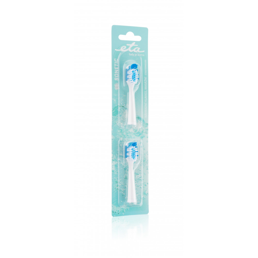 ETA | Toothbrush replacement for ETA0709 | Heads | For adults | Number of brush heads included 2 | Number of teeth brushing mode