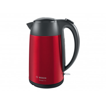 Bosch | Kettle | DesignLine TWK3P424 | Electric | 2400 W | 1.7 L | Stainless steel | 360 rotational base | Red