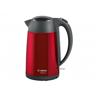 Bosch | Kettle | DesignLine TWK3P424 | Electric | 2400 W | 1.7 L | Stainless steel | 360 rotational base | Red