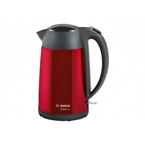 Bosch | Kettle | DesignLine TWK3P424 | Electric | 2400 W | 1.7 L | Stainless steel | 360 rotational base | Red