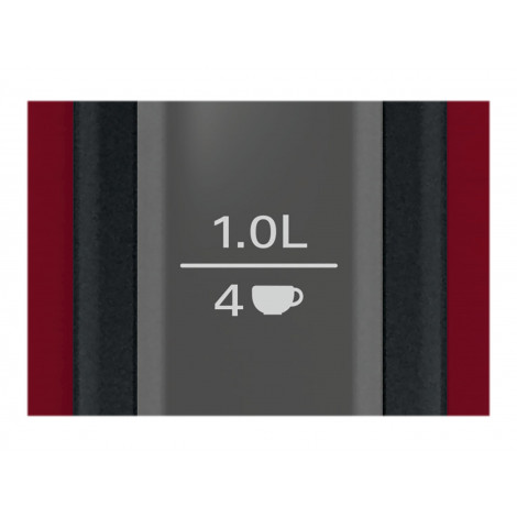 Bosch | Kettle | DesignLine TWK3P424 | Electric | 2400 W | 1.7 L | Stainless steel | 360 rotational base | Red