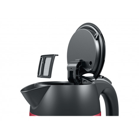Bosch | Kettle | DesignLine TWK3P424 | Electric | 2400 W | 1.7 L | Stainless steel | 360 rotational base | Red