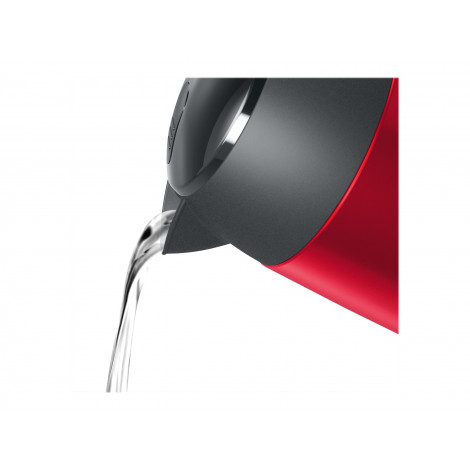 Bosch | Kettle | DesignLine TWK3P424 | Electric | 2400 W | 1.7 L | Stainless steel | 360 rotational base | Red