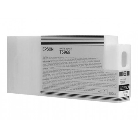 Epson Singlepack Matte Black T59680N UltraChrome HDR 350 ml | Epson Epson | T5968 | Epson T5968 - matte black - original - ink c