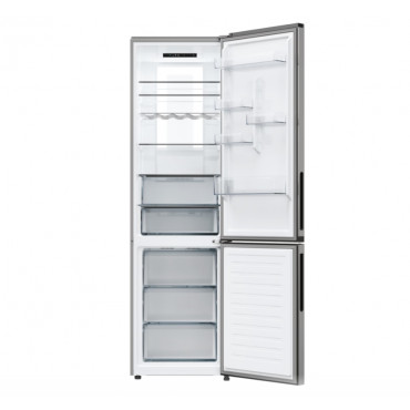 Candy Refrigerator | CNCQ4T620CX | Energy efficiency class C | Free standing | Combi | Height 205 cm | No Frost system | Fridge 