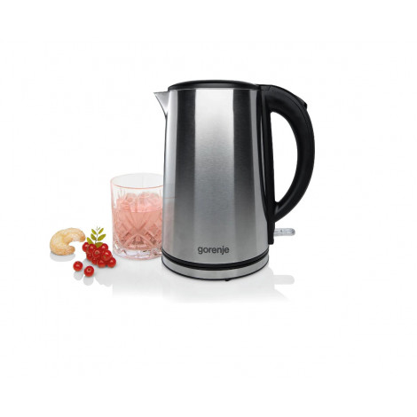 Gorenje | Kettle | K15DWS | Electric | 2200 W | 1.5 L | Stainless steel | 360 rotational base | Stainless Steel