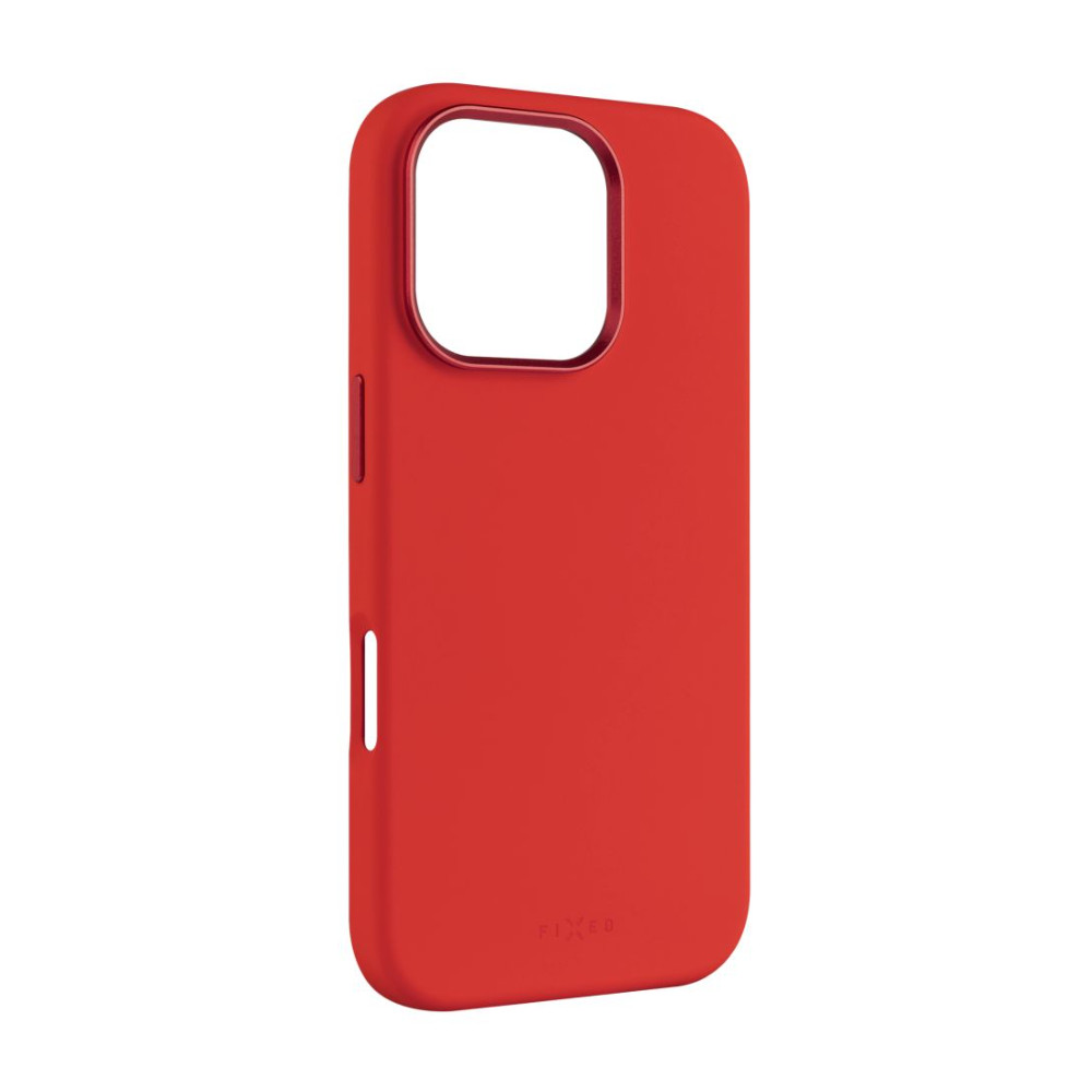 Fixed MagFlow | Back cover | Apple | iPhone 16 Pro | Liquid silicon | Red