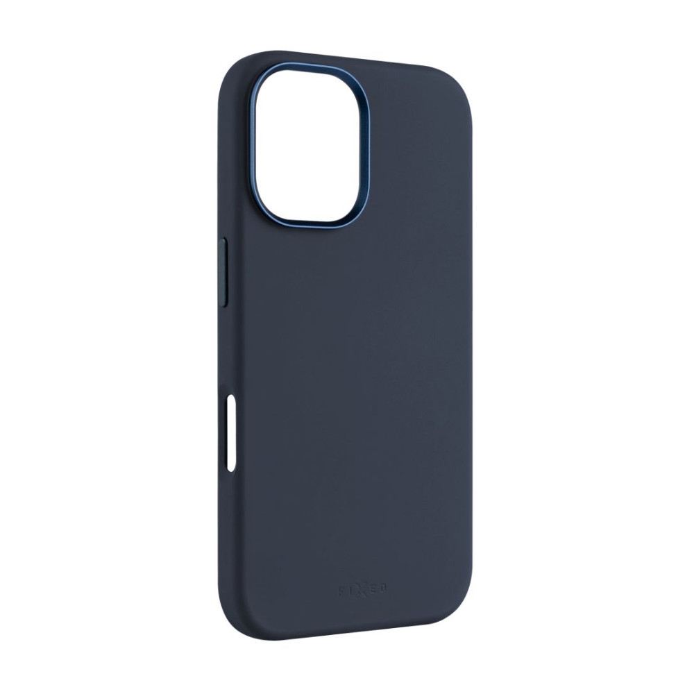 Fixed MagFlow | Back cover | Apple | iPhone 16 | Liquid silicon | Blue