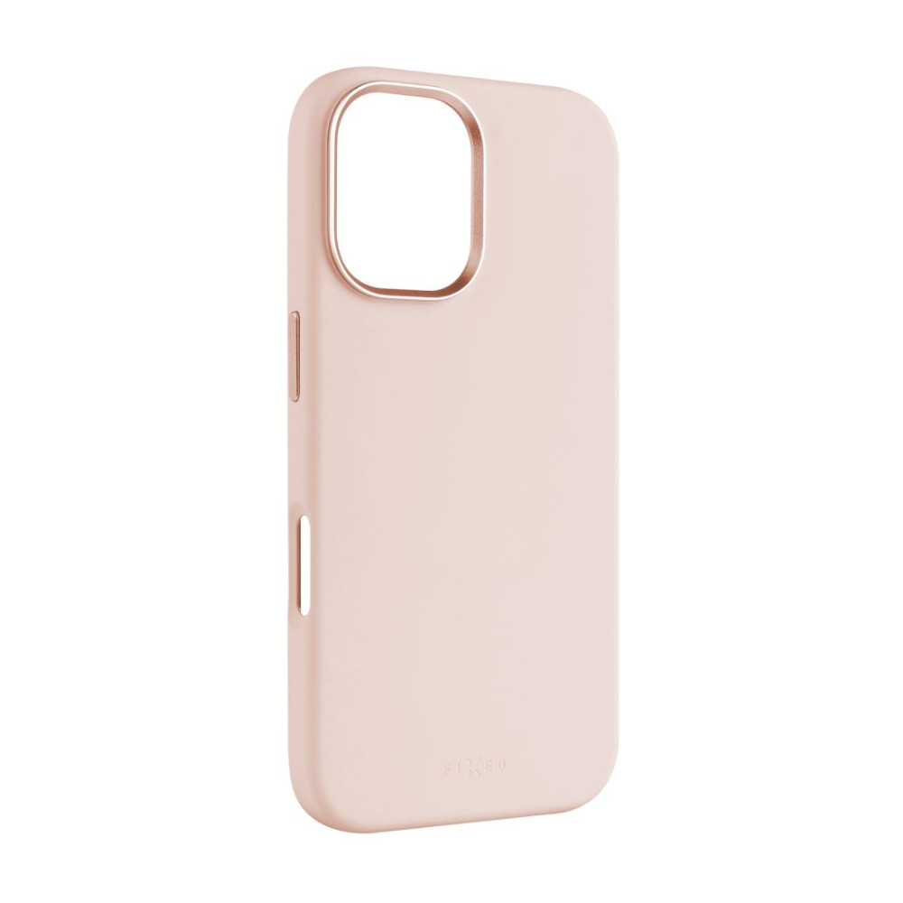 Fixed MagFlow | Back cover | Apple | iPhone 16 | Liquid silicon | Pink