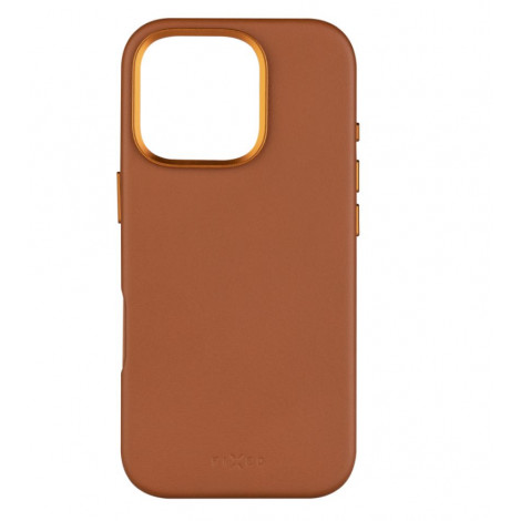 Fixed MagLeather | Back cover | Apple | iPhone 16 Pro | Leather | Brown