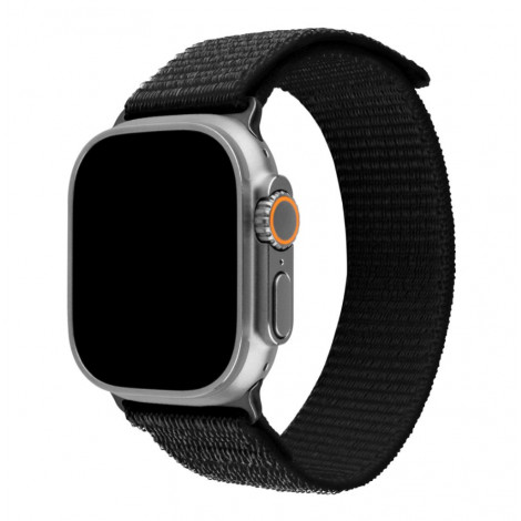 Fixed | Sporty Strap for Apple Watch Ultra 49mm | 160-210 mm | Black | Nylon