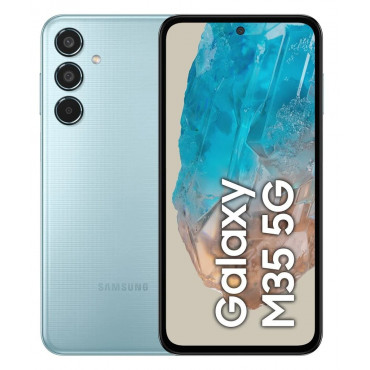 Samsung Galaxy | M35 (M356) | Light Blue | 6.6 " | Super AMOLED | 1080 x 2340 pixels | Exynos | Internal RAM 6 GB | 128 GB | Dua