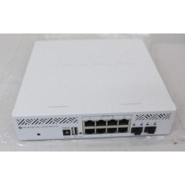 SALE OUT. MikroTik Cloud Router Switch CRS310-8G+2S+IN, UNPACKED , USED, BENT PLUG | Cloud Router Switch | CRS310-8G+2S+IN | 24 