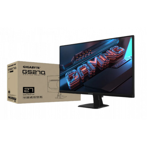 Gigabyte | Gaming Monitor | GS27Q EK1 | 27 " | IPS | QHD | 16:9 | 165 Hz | 1 ms | 2560 x 1440 | 300 cd/m | HDMI ports quantity 2