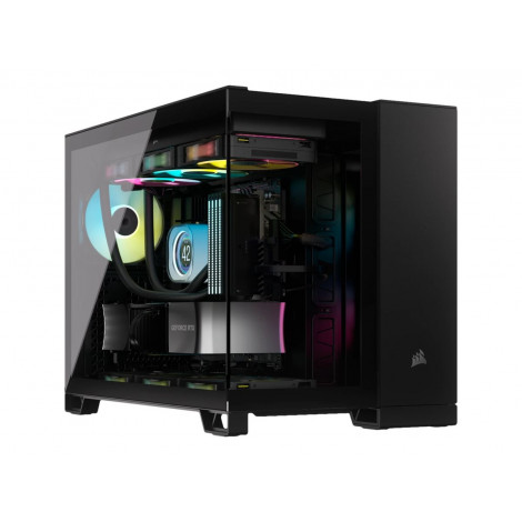 Corsair 2500X Mid-Tower Dual Chamber PC Case, Black | Corsair