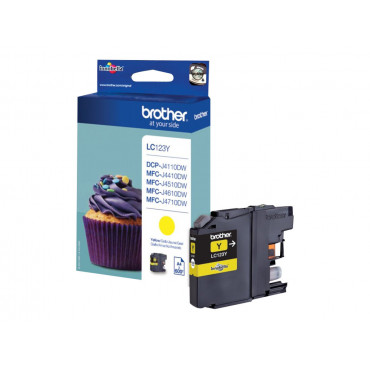 Brother LC123Y | Ink Cartridge | Yellow