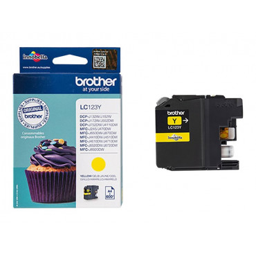 Brother LC123Y | Ink Cartridge | Yellow