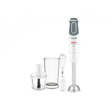 TEFAL | Blender | Optichef 3-in-1 HB643138 | Hand Blender | 800 W | Number of speeds 20 | Turbo mode | Chopper | White/Grey