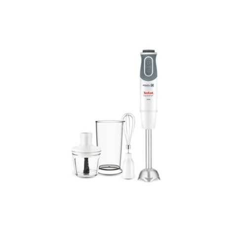 TEFAL | Blender | Optichef 3-in-1 HB643138 | Hand Blender | 800 W | Number of speeds 20 | Turbo mode | Chopper | White/Grey