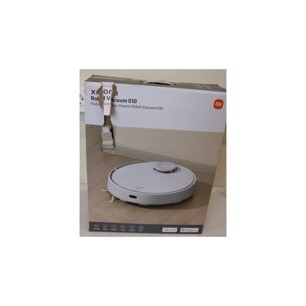 SALE OUT. Xiaomi Robot Vacuum S10 EU Xiaomi Wet&Dry Operating time (max) 130 min Lithium Ion 3200 mAh Dust capacity 0.30 L White