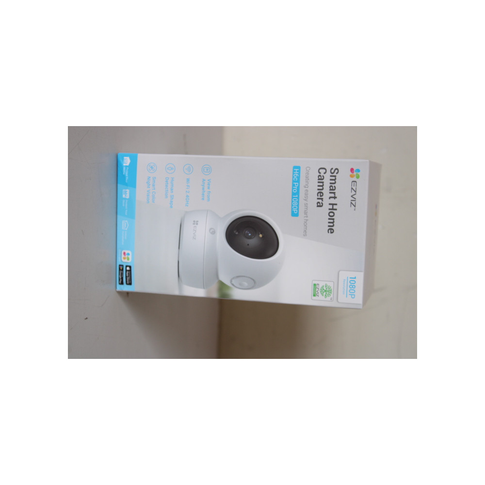 SALE OUT. EZVIZ IP Camera CS-H6c (1080P), 2MP, Smart Night Vision, Human Shape Detection, Tracking, Patrol Mode, Noise Detection