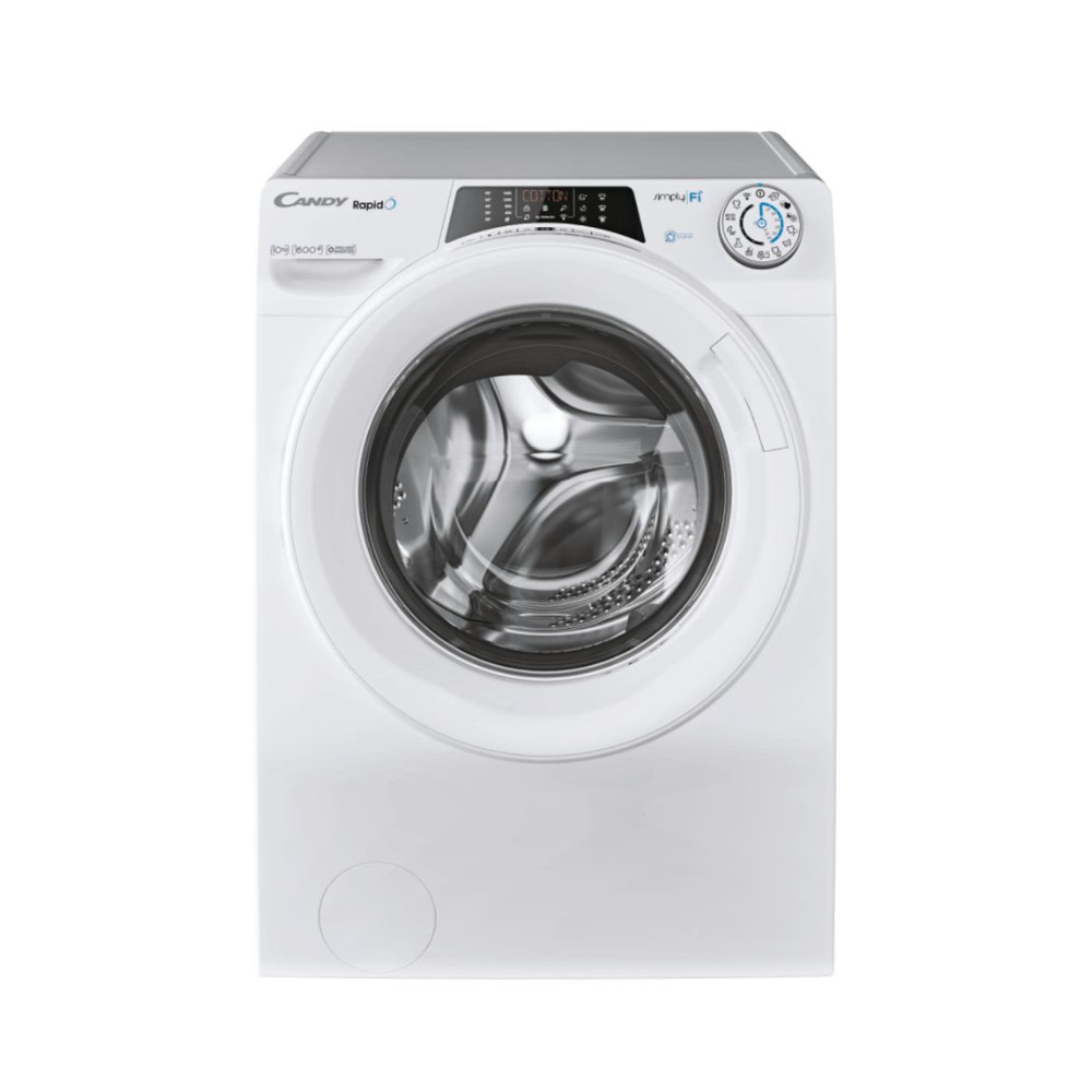 Candy Washing Machine | RO 16106DWME/1-S | Energy efficiency class A | Front loading | Washing capacity 10 kg | 1600 RPM | Depth