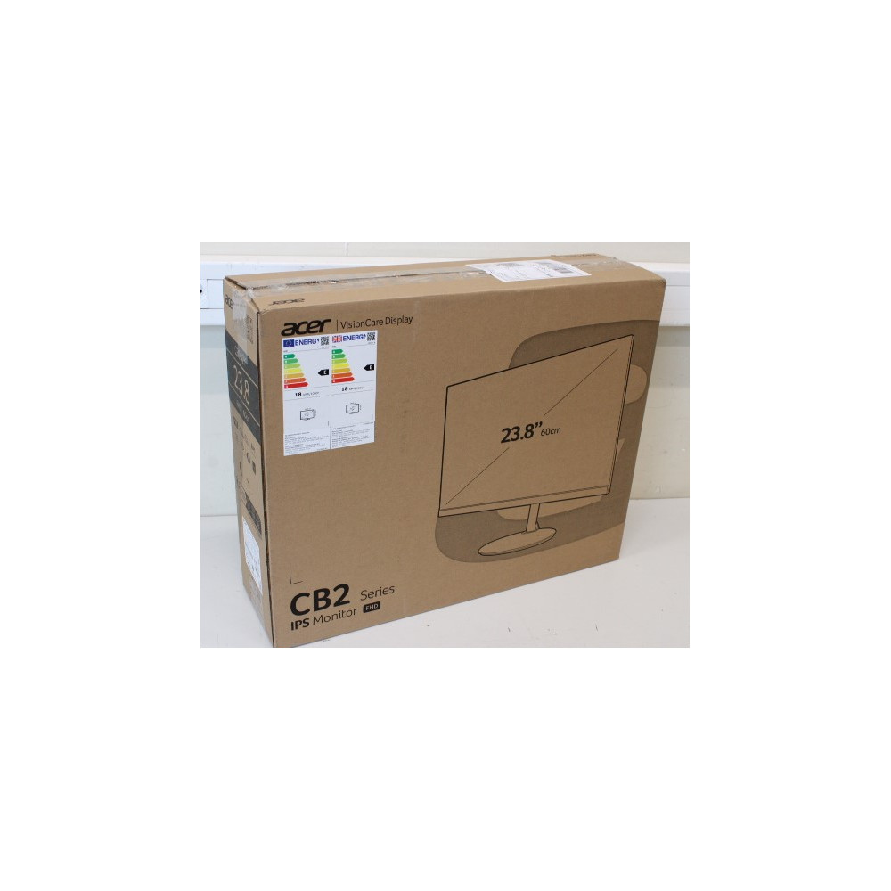 SALE OUT. Acer CB2 Series ZeroFrame CB242YEBMIPRX 23.8", LCD IPS,1920x1080/16:9/1ms/250/1m:1/1xHDMI/1xVGA/1xDP/Audio In/Out/Blac