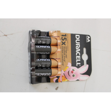 SALE OUT. DURACELL Basic MN1500 AA (LR06), 4-pack | Duracell | AA/LR6 | Alkaline Basic MN1500 | 4 pc(s) | DAMAGED PACKAGING