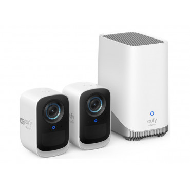 Anker Eufy Security Camera eufyCam 3C 2+1 Kit, White | Anker Eufy