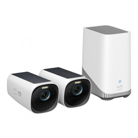 Anker Eufy Security Camera eufyCam 3 2+1 Kit, Black+White | Anker Eufy