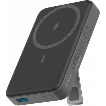 Anker 633 Magnetic Wireless Power Bank 10000mAh, (Qi 2.0, 15W) with 27W USB C port, Black | Anker