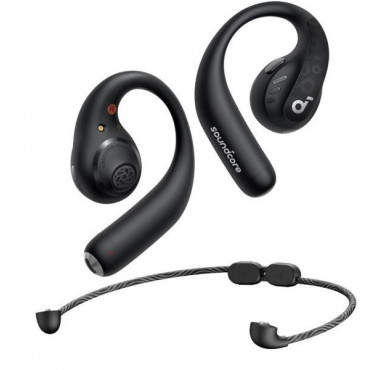 Anker Soundcore AeroFit Pro Open-Ear Headphones, Wireless, Black | Anker Soundcore