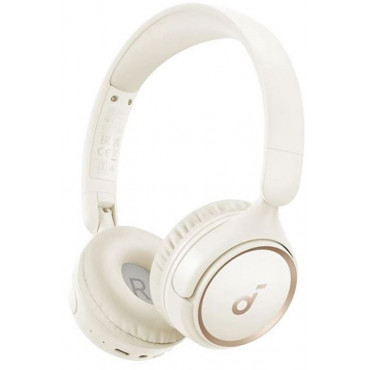 Anker Soundcore H30i On-ear Headphones, White | Anker Soundcore