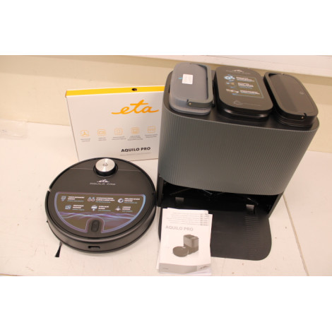 SALE OUT. ETA ETA724390000 Robotic vacuum cleaner ETA Aquilo PRO, Cordless, Operating time 180 min, Volume of dust bag or contai