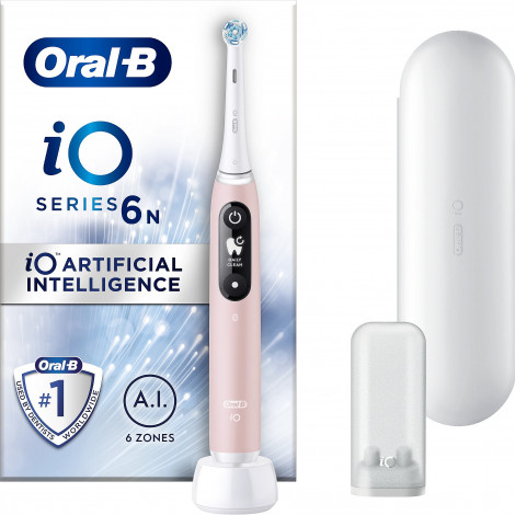 Oral-B Electric Toothbrush | iO Series 6 | Rechargeable | For adults | Number of brush heads included 1 | Number of teeth brushi