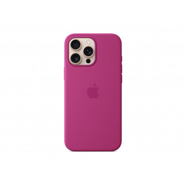 Apple iPhone 16 Pro Max Silicone Case with MagSafe - Fuchsia