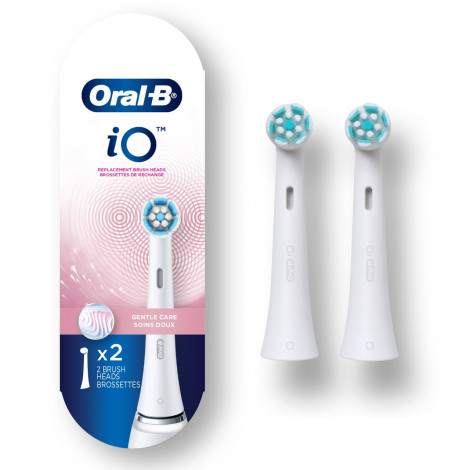 Oral-B | Replaceable Toothbrush Heads | iO Refill Gentle Care | Heads | For adults | Number of brush heads included 2 | Number o