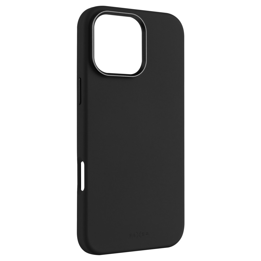 Fixed | MagFlow | Back Cover | Apple | iPhone 16 Pro Max | Silicone | Black